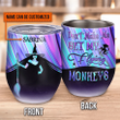 Witch Get My Flying Monkeys Custom Wine Tumbler Personalized Witch Wine Tumbler Gift For Witch