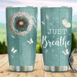 Butterfly Just Breath Personalized Tumbler