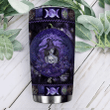 Purple Witch Skull By Nature ABLZ1808006Z Stainless Steel Tumbler