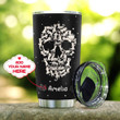 Cats Love Skull Personalized KD2 MAL3110002 Stainless Steel Tumbler