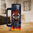 Personalized Skull Firefighter KD2 ABAB0405003Z 12oz Stainless Steel Insulated Tumbler