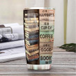 Black Woman Book Coffee BWM Personalized NNRZ0708007Z Stainless Steel Tumbler
