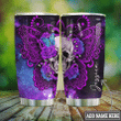 Personalized Skull Butterfly AGMZ2406012Z Stainless Steel Tumbler