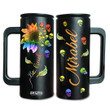 Skull Folwer Be kind Personalized KD2 HALZ2604005Z 12oz Stainless Steel Insulated Tumbler