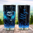 Skull Hell Fire Personalized KD2 HAL2210013 Stainless Steel Tumbler