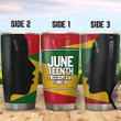 Juneteenth Independence Day Africa American Independence Day African Black HLGB1506007Z Stainless Steel Tumbler