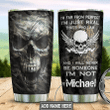 Skull Personalized HTC1112012 Stainless Steel Tumbler
