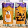 Dog Cosplay Boo Scary Pumpkin Trick Or Treat Halloween Tumbler