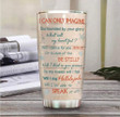 Personalized Will I Stand in Your presence Turtle Customized Tumbler