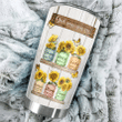 Sunflower God Say You Are Personalized Tumbler