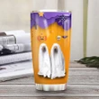 Trick Or Treat Ghost Dog Witch Boo Ghost Scary Pumpkin Trick Or Treat Halloween DNGB2606004Z Stainless Steel Tumbler