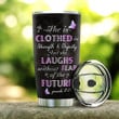 Personalized Black Queen Faith TTS2312002 Stainless Steel Tumbler