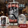 Personalized Skull You & Me We Got This 1 Tumbler