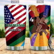 Juneteenth Freedom Day Flag Africa American Independence Day DNGB0806007Z Stainless Steel Tumbler