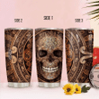 Aztec Skull KD4 Personalized HHA1401001Z Stainless Steel Tumbler