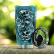 3D Picture Blue Skull Personalized KD2 HAL0701002Z Stainless Steel Tumbler