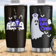 Boo Boo Crew Happy Halloween Patterns Boo Ghost Scary Pumpkin Trick Or Treat Halloween ADGB2506005Z Stainless Steel Tumbler