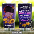 Personalized Black Women Once In A Lifetime AGMZ1206003Z Stainless Steel Tumbler