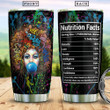 Beautiful Black Woman Nutrition Facts Afro Women Black Women Black Girl African American Magic Black Queen DNGB0406004Z Stainless Steel Tumbler