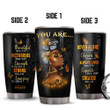 Personalized Black Women God Says You Are HLMZ2306001Z Stainless Steel Tumbler