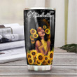 Personalized Black Women Storm DNB2412001 Stainless Steel Tumbler