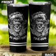 PERSONALIZED I DO WHAT I WANT BLACK AND WHITE TUMBLER - TLNX2209211