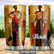 Black Woman African Personalized HTQ2310001 Stainless Steel Tumbler