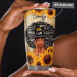 Black Women Faith Personalized PYR0412008 Stainless Steel Tumbler