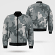 Camouflage Athletic Bomber Jacket Classic & Sporty