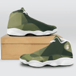 Army Style Affordable Basketball Shoes Anti-Slip Sole White Sole