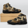 Military Style Nice Basketball Shoes Ergonomic Inner Cushion Black Sole Unisex