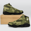 Military Style Basketball Training Shoes Ergonomic Inner Cushion Black Sole Unisex