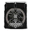 Viking Celtic Pattern Printed Set Comforter Duvet Cover With Two Pillowcase Bedding Set