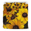 Sunflower Field Set Comforter Duvet Cover With Two Pillowcase Bedding Set