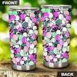 Funky Patterns In Candy - Travel Tumbler