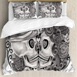 Sugar Skull Couple Decorative Full Duvet And Pillow Cover