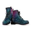 Bohemian Rainbow (Black) - Vegan Leather Boots