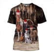 3D All Over Printed Christmas Family Farm Shirt