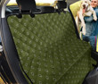 Army Green And Black Paisley Pet Seat Cover