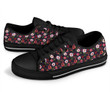 Floral Blush Pastel Roses Peonies - Low Top Shoes