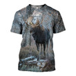 3D All Over Printed Moose Hunting Shirts
