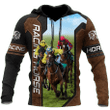 Racing Horse 3D All Over Printed Unisex Shirts
