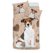 I Love Jack Russell Terriers Bedding Set For Lovers Of Jack Russells