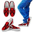 Seven Tribes Red With Black Sopo Kid'S Slip Ons