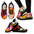 Flower Black Women'S Sneakers