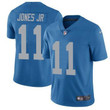 Nike Lions #11 Marvin Jones Jr Blue Throwback Men's Stitched Nfl Limited Jersey Nfl
