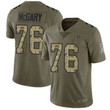 Falcons #76 Kaleb Mcgary Olive Camo Men's Stitched Football Limited 2017 Salute To Service Jersey Nfl