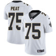 Nike New Orleans Saints #75 Andrus Peat White Men's Stitched Nfl Vapor Untouchable Limited Jersey Nfl
