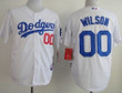 Los Angeles Dodgers #00 Brian Wilson White Jersey Mlb