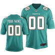 Personalize Jerseymen's Nike Miami Dolphins Customized 2013 Green Game Jersey Nfl